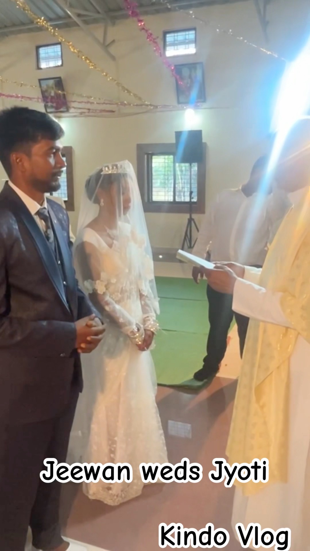 .Christain Marriage,Jeewan weds Jyoti